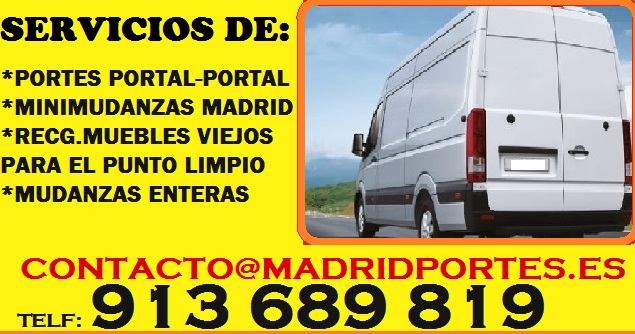 transportes en todo madrid capital y alrededores 91,:3689819