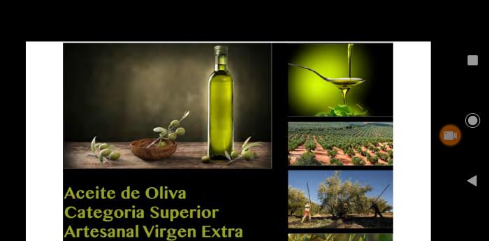aceite de oliva virge extra categoria superior