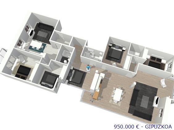 Vendo piso de 3 habitaciones en Donostia   San Sebastián  Gipuzkoa